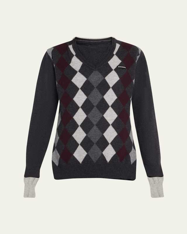 Knitted Double Sweater